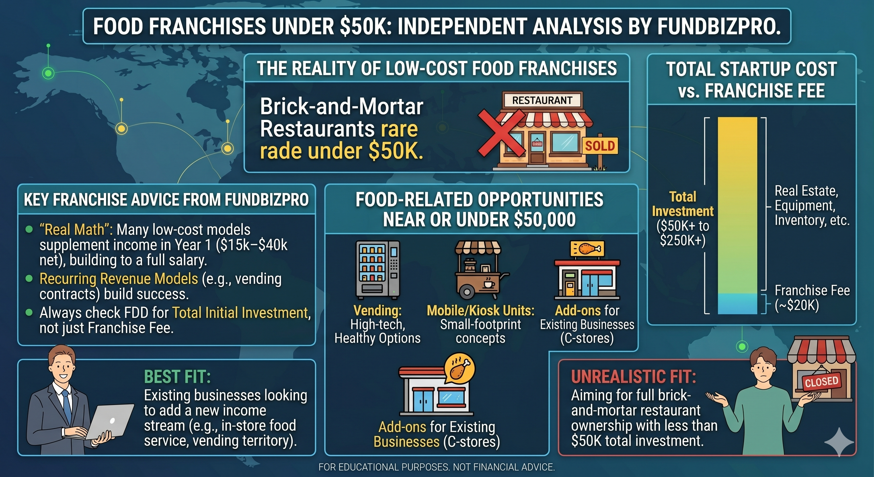 Food Franchise Under $50k: The Honest Answer for 2026